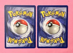 Horsea 49/62 & Seadra 42/62 Pokemon Fossil Set 1999 - Image 2