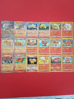 X18 Pokemon Cards Vulpix Ninetails Lot No Duplicates - Image 1