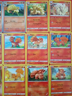 X18 Pokemon Cards Vulpix Ninetails Lot No Duplicates - Image 3