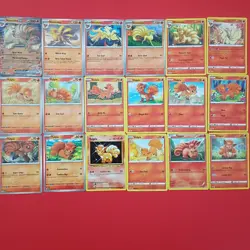 X18 Pokemon Cards Vulpix Ninetails Lot No Duplicates - Image 5