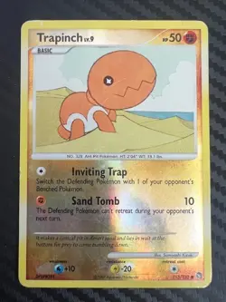Pokemon TCG Secret Wonders Trapinch 115/132 Reverse Holo Common HP - Image 1