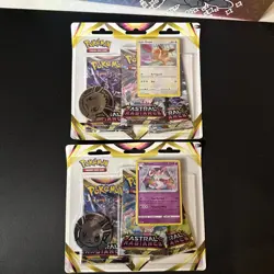 Pokemon TCG 2 x Astral Radiance Triple Blister Pack - Eevee & Sylveon - SEALED - Image 1