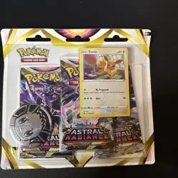 Pokemon TCG 2 x Astral Radiance Triple Blister Pack - Eevee & Sylveon - SEALED - Image 2