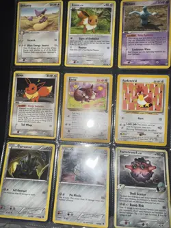 pokemon binder collection 22 pages front and back 150+ cards - Image 2
