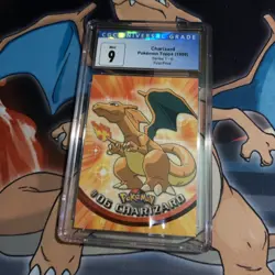 CGC 9 Charizard Pokemon Topps 1999 Series 1-6 First Print - Image 1