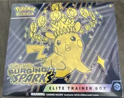 Pokemon TCG Scarlet & Violet Surging Sparks Pokemon Sealed Elite Trainer Box ETB - Image 1