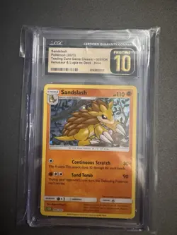 BLACK LABEL CGC 10 PRISTINE Sandslash 009/034 TCG Classic Venusaur Deck Pokemon - Image 1