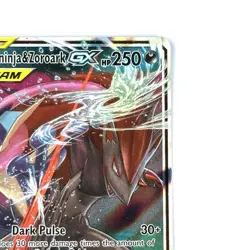 Greninja & Zoroark GX 107/214 Sm-Unbroken Bonds Full Art Ultra Rare Pokemon NM - Image 5