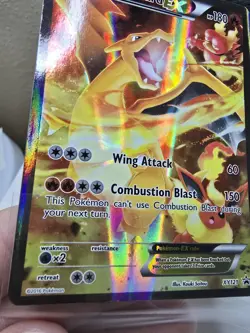 Pokemon 2016 Charizard EX XY121 Black Star Promo Full Art Holo NEAR MINT - Image 3