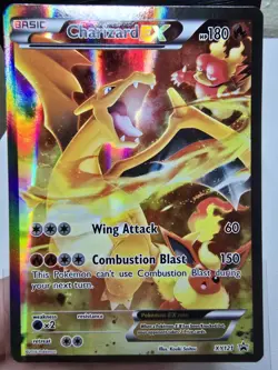 Pokemon 2016 Charizard EX XY121 Black Star Promo Full Art Holo NEAR MINT - Image 4