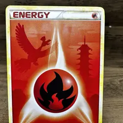 Pokemon Ho-oh Fire Energy 116/123 Hgss Heart Gold Soul Silver - Image 2