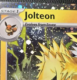 Pokemon TCG Jolteon SVP 169 S&V Cosmos Holo DOUBLE SWIRL Black Star Promo - NM - Image 3