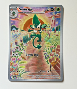 Simisage 090/086 Illustration Rare (IR) - Pokemon TCG Black Bolt - NM - Image 1