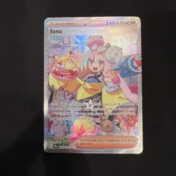 Pokemon Iono - Special Illustration Rare SV02: Paldea Evolved 269/193 NM - Image 1