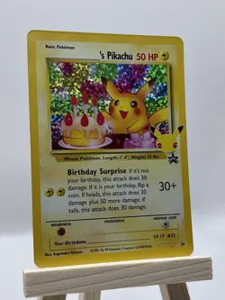 Pokemon TCG Birthday Pikachu 24/53 Holo Celebrations Classic Collection - NM - Image 3