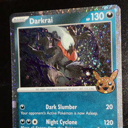 *DOUBLE SWIRL* Pokemon TCG Darkrai Cosmos Trick or Trade 2024 136/197 - Image 3