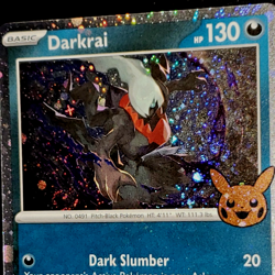 *DOUBLE SWIRL* Pokemon TCG Darkrai Cosmos Trick or Trade 2024 136/197 - Image 4