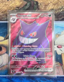 Pokemon Gengar ex 193/162 SV05: Temporal Forces Holo - Image 1