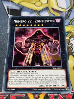 CARTE Yu Gi Oh NUMERO 22 : ZOMBIESTEIN OP20-FR019 - Image 1