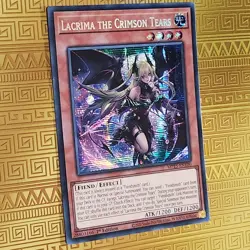Lacrima the Crimson Tears MP25-EN100 2025 Mega-Pack Secret Rare 1st Ed Yu-Gi-Oh - Image 1