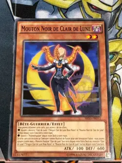 CARTE Yu Gi Oh MOUTON NOIR DE CLAIR DE LUNE SHVI-FR011 - Image 1