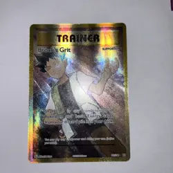 Brock's Grit 107/108 XY Evolutions Pokemon Card Ultra Rare Full Art Holo LP - Image 1