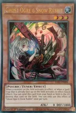 YU-GI-OH CARD RA02-EN009 GHOST OGRE & SNOW RABBIT ULTRA RARE - Image 1