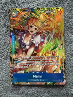 Nami OP11-054 Alt Art SR - English One Piece Card | Pack Fresh | Stunning Foil - Image 1