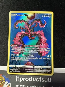 Galarian Moltres SWSH284 + Galarian Zapdos SWSH283. 2 Card Lot - Image 2