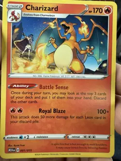 Charizard - New 2025 McDonalds Happy Meal Pokemon Dragon Discovery Card 001/015 - Image 1