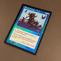 Rhystic Deluge Foil LP Prophecy 2000 Magic the Gathering Card TCG - Image 2