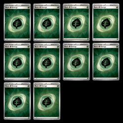10x Holo Grass Energy Lot 9 Scarlet Violet Energies Pokemon Cards Set Foil NM - Image 1