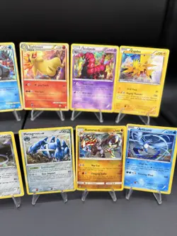 Lot of 12 Cracked Ice Holo Pokemon Cards Various Sets DMG-LP Mewtwo, Articuno - Image 3