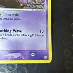 Drowzee 54/109 EX Team Rocket Returns Pokemon Card Reverse Holo Foil Rare LP - Image 5