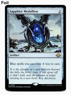 Sapphire Medallion (FOIL) - [Modern Horizons 3] MTG Magic - NM/M - Image 1