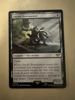 MTG - Orcish Bowmasters - Lord of the Rings: Tales of Middle-Earth - NM - Image 1