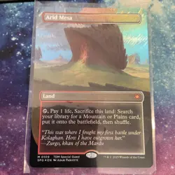 Arid Mesa (FOIL) x1 - MTG Special Guests SPG #109 - Image 1