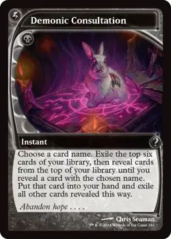 NM MTG DEMONIC CONSULTATION FUTURE SIGHT MYSTERY BOOSTER 2 - Image 1