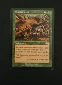 Greater Good (257) Urza's Saga MTG Magic The Gathering - Image 1