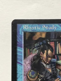 Rhystic Study Prophecy 45/143 Regular LP (Light Bottom Corner Dins) - Image 2