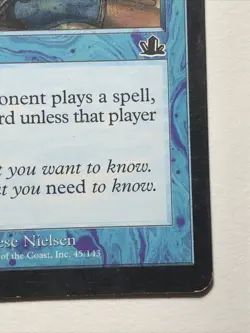 Rhystic Study Prophecy 45/143 Regular LP (Light Bottom Corner Dins) - Image 5