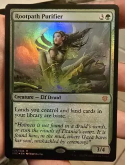 Rootpath Purifier - Foil English COMMANDER MTG The Brother's War Set - MINT - Image 1