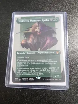 Magic The Gathering Vorinclex, Monstrous Raider Kaldheim Borderless - Image 1