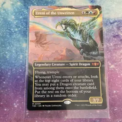 Ureni of the Unwritten (REGULAR) x1 - MTG Tarkir: Dragonstorm Commander TDC #9 - Image 1