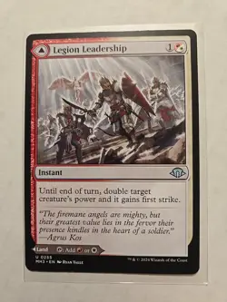 Legion Leadership / Legion Stronghold - Modern Horizons 3 - LP - Uncommon - Image 1