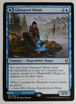 Glasspool Mimic Shore x1 ZNR Zendikar Rising MTG Magic the Gathering - Image 1