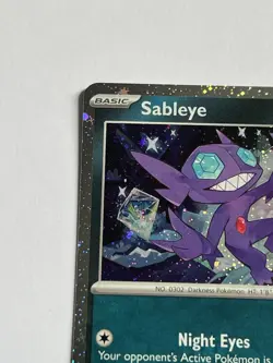 Sableye 136 / 193 Pokemon SV Paldea Evolved 2023 Near Mint Cosmos Holo Rare - Image 5
