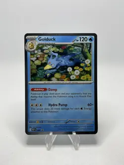 Pokemon TCG Mega Evolutions Golduck #008 Blister Pack Promo A - Image 1