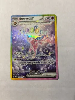 Espeon EX 155/131 - Prismatic Evolutions Special Illustration Rare Pokemon TCG - Image 1