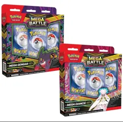 Pokemon Set of 2 (1 of each) Gengar/Diancie ex Mega Battle Deck PRESALE 10/24 - Image 1